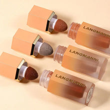 Set of LANGMANNI liquid contour concealer bottles with sponge applicators