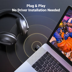 محول صوت USB Bluetooth 5.3 aptX HD AD لجهاز PS5 PS4 Nintendo Switch سماعة رأس مكبر صوت ميكروفون مستقبل بلوتوث