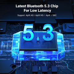 محول صوت USB Bluetooth 5.3 aptX HD AD لجهاز PS5 PS4 Nintendo Switch سماعة رأس مكبر صوت ميكروفون مستقبل بلوتوث