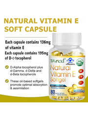 Trorexl Supplementing Vitamin E Capsules Tighten skin brighten complexion Vascular Protective Supplements