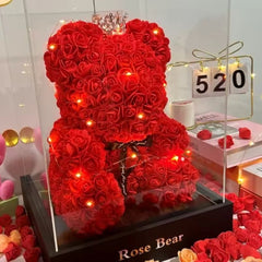 2024 New Artificial Rose Teddy Bear – A Special Gift for Mom & Loved Ones