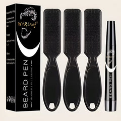 Beard Pen Filler Set – Barber Styling Pencil and Beard Enhancer Brush