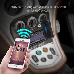 Bluetooth 5.0 AUX Car Receiver – Wireless Music & Calls