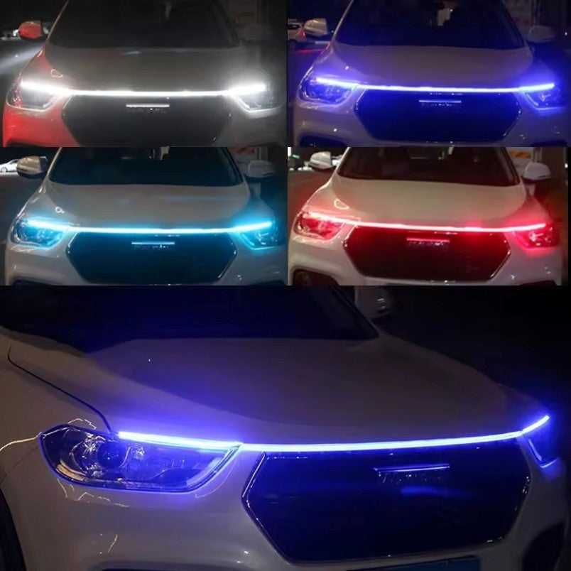 150cm LED Car Hood Light – Stylish Daytime Running Light (DRL) for 12V Cars