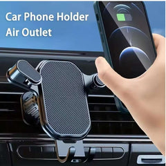 Car Phone Holder – Air Vent Clip Mount for 4.7-6.7 Inch Smartphones