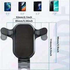 Car Phone Holder – Air Vent Clip Mount for 4.7-6.7 Inch Smartphones