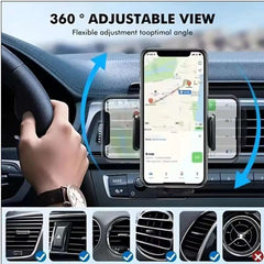 Car Phone Holder – Air Vent Clip Mount for 4.7-6.7 Inch Smartphones