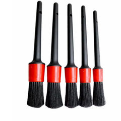 5Pcs Car Cleaning Brush Kit – Interior & Wheel Detailing Set