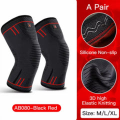 1 pcs Elastic Compression Knee Support Sleeve – Breathable Sports Brace for Protection