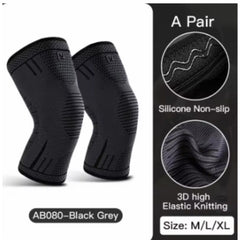 1 pcs Elastic Compression Knee Support Sleeve – Breathable Sports Brace for Protection