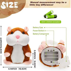 Talking Little Hamster Plush – Funny Toy That Repeats What You Say!