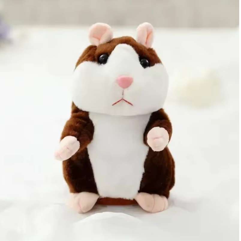 Talking Little Hamster Plush – Funny Toy That Repeats What You Say!