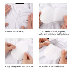 50Pcs Disposable Underarm Sweat Pads – Stay Fresh & Dry All Day