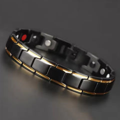 Luxury Stainless Steel Bio Magnetic Bracelet – Anti-Fatigue & Energy Boost for Men