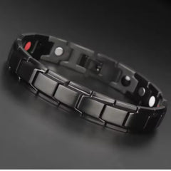 Luxury Stainless Steel Bio Magnetic Bracelet – Anti-Fatigue & Energy Boost for Men