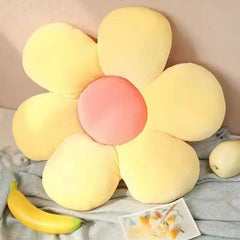 35CM Colorful Plush Flower Pillow – Soft Petal Cushion for Home & Kids