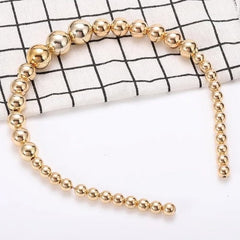 Gold Pearl Adorned Headband Hair Accessory for Girls

