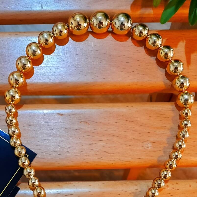 Gold Pearl Adorned Headband Hair Accessory for Girls

