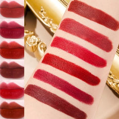 Golden Glam 6-Piece Lipstick Box Set – Assorted Shades for Girls