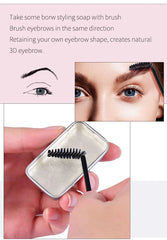 Hot Brow Styling Soap Lamination Setting Gel Waterproof Long Lasting Brows Lift Eyebrow Gel Pomade Kit Makeup Cosmetic