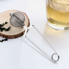 Tea Infuser Handle Tea Ball Sphere Mesh Tea Strainer Coffee Herb Spice Filter Diffuser Kitchen Gadget Stainless Steel
