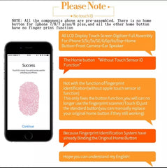 Full Assembly LCD Display for iPhone 5s 6s se 6 Touch Screen Digitizer Replacement with Home Button Front Camera Complete LCD 5C