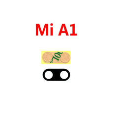 قطعتان/مجموعة، غطاء عدسة زجاجية للكاميرا الخلفية لهاتف Xiaomi Mi A3 مع لاصق لاصق لقطع غيار Xiaomi Mi A1 A2 Lite