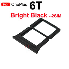 Single and Dual SIM Tray For OnePlus 6 6T Sim Card Holder Slot Repair Replacement Part