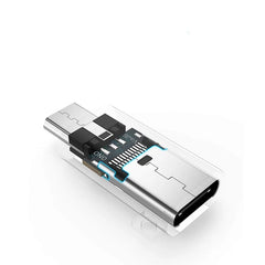 محول USB من النوع C إلى Micro USB أنثى إلى ذكر محولات لـ Xiaomi Samsung كابل بيانات شاحن USB C محول USB C