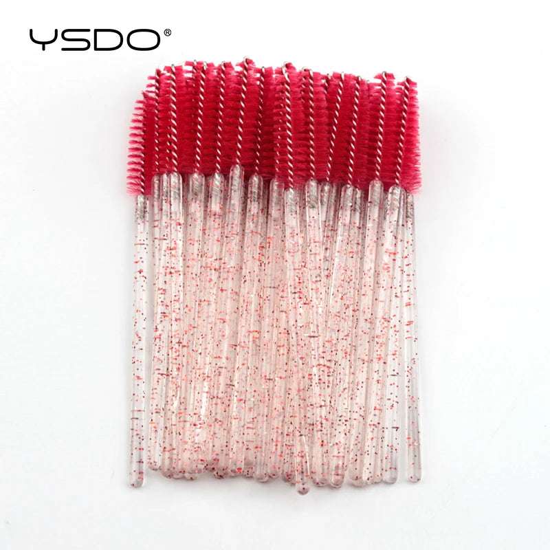 5/50 Pcs Eyelash Brushes False Eye Lashes Extension Tools Eyebrow Brush Mascara Wands Applicator Spoolers Lashes Cosmetic Tool