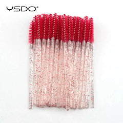 5/50 Pcs Eyelash Brushes False Eye Lashes Extension Tools Eyebrow Brush Mascara Wands Applicator Spoolers Lashes Cosmetic Tool