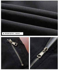 Men Bomber Jacket Thin Slim Long Sleeve baseball Jackets Mens Windbreaker Zipper Windbreaker Jacket Male Outwear Brand Clothing