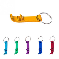 Portable Beer Bottle Opener Keychain 4 In 1 Pocket Aluminum Beer Bottle Opener Can 5 Colors Wedding Party Favor Gifts