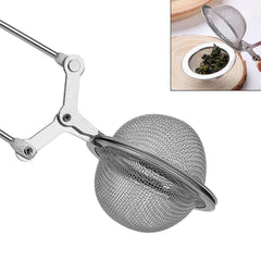 Tea Infuser Handle Tea Ball Sphere Mesh Tea Strainer Coffee Herb Spice Filter Diffuser Kitchen Gadget Stainless Steel