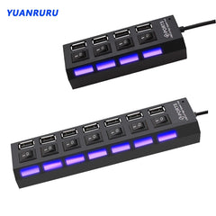 موزع USB 2.0 موزع USB 2.0 متعدد المنافذ موزع USB 2.0 مع محول طاقة 4/7 منافذ موزع USB 2.0 متعدد المنافذ مع مفتاح للكمبيوتر الشخصي