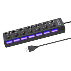 موزع USB 2.0 موزع USB 2.0 متعدد المنافذ موزع USB 2.0 مع محول طاقة 4/7 منافذ موزع USB 2.0 متعدد المنافذ مع مفتاح للكمبيوتر الشخصي