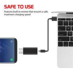 Type-C Adapter USB C to Micro USB Cable Alloy Micro USB Male to Type C Female Adapter Converter Connector for Phone Tablet
