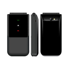 هاتف محمول UNIWA F2720 ثنائي الشاشة GSM هاتف قابل للطي 1.77 بوصة 0.08 ميجابكسل لوحة مفاتيح روسية عبرية زر هاتف صدفي مميز
