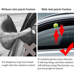 Car Power Window Closer For 4 Doors Auto Intelligent Close Windows Remotely Module Alarm System