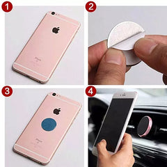 1/5/10pcs Thin Metal Plate For Magnetic Car Phone Holder Iron Sheet Sticker Disk For Magnet Phone Stand Mount Round Retangle