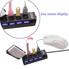 موزع USB 2.0 موزع USB 2.0 متعدد المنافذ موزع USB 2.0 مع محول طاقة 4/7 منافذ موزع USB 2.0 متعدد المنافذ مع مفتاح للكمبيوتر الشخصي