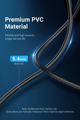 كابل تمديد Vention USB 3.0 ذكر إلى أنثى كابل تمديد USB 3.0 عالي السرعة ممتد لأجهزة الكمبيوتر المحمولة كابل تمديد USB 2.0