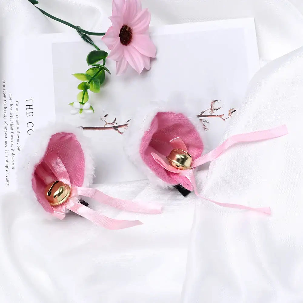 Lovely Cat Ear Hair Wear Girls Boys Anime Cosplay Costume Plush Cat Fur Ear Hairband Night Party Club Bar Decorate Headbands