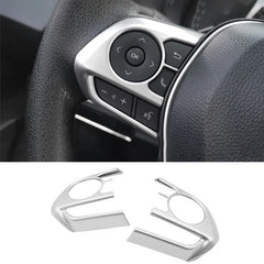 For Toyota Harrier Venza Crown RAV4 XA50 Camry Corolla E210 2020 2021 2022 2023 2024 Car Steering Wheel Button Cover Accessories