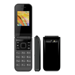 هاتف محمول UNIWA F2720 ثنائي الشاشة GSM هاتف قابل للطي 1.77 بوصة 0.08 ميجابكسل لوحة مفاتيح روسية عبرية زر هاتف صدفي مميز