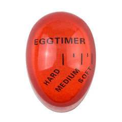 FAIS DU Color Changing Egg Timer Cooking Resin Perfect Boiled Eggs By Temperature Kitchen Helper Egg Timer Red timer tools