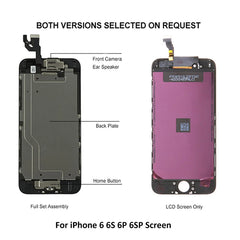 Complete Display For iPhone 6 6S Plus 6P 6SP LCD Screen Replacement Assembly Touch Digitizer Full Set Ecran+Camera+Home Button