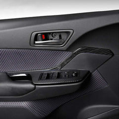 Car Styling 2PCS ABS Plastic Interior Front Door Panel Decoration Strips Cover Trim For Toyota C-HR CHR 2016 2017 2018