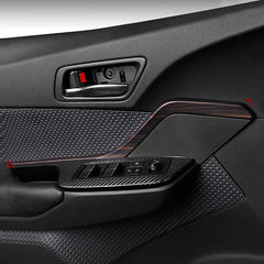 Car Styling 2PCS ABS Plastic Interior Front Door Panel Decoration Strips Cover Trim For Toyota C-HR CHR 2016 2017 2018