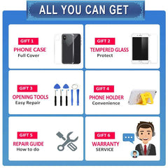 AAA+ Display For iPhone 5 5C 5S SE 2016 LCD Screen Touch Digitizer Full Set Replacement Complete Assembly Pantalla+Front Camera